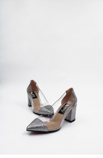 Silver Gray High Heels 00176.GUMUS