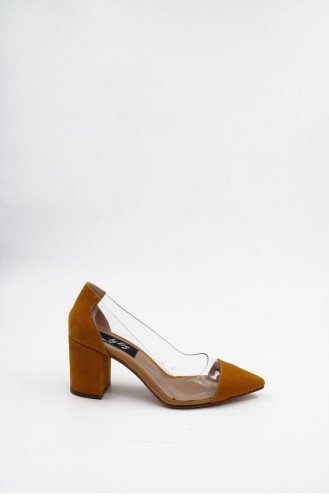 Mustard High-Heel Shoes 00176.HARDAL