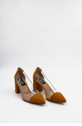 Mustard High-Heel Shoes 00176.HARDAL