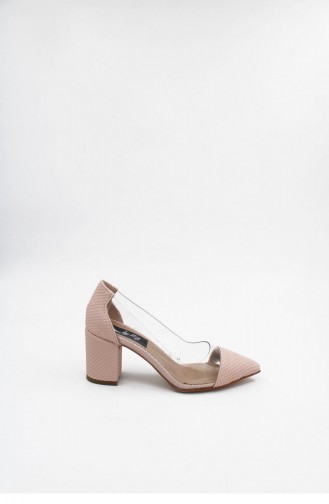 Chaussures a Talons Poudre 00176.PUDRA