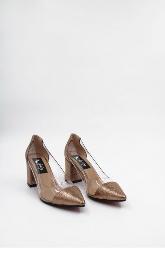 Bronze High-Heel Shoes 00176.ROZE