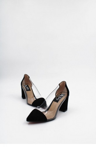 Schwarz Stöckelschuhe 00176.SIYAHSUET