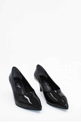 أحذية الكعب العالي أسود 00256.SIYAHRUGAN