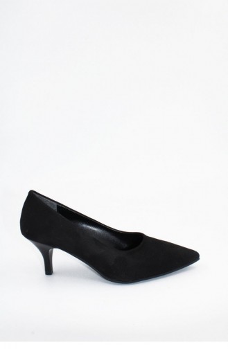 Chaussures a Talons Noir 00256.SIYAHSUET