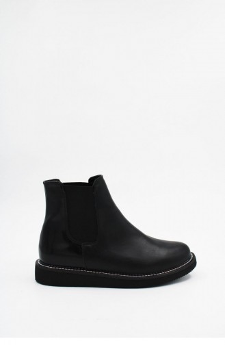 Black Boots-booties 00173.SIYAH