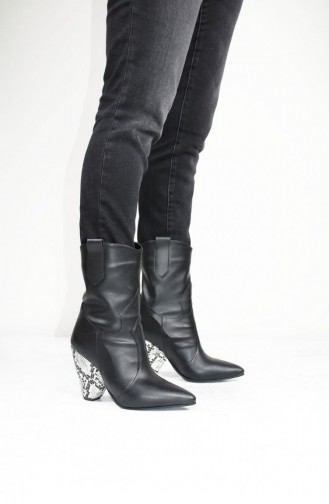 Black Boots-booties 00201.SIYAHYILAN