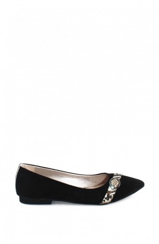 Black Women`s Flats 00261.SIYAHSUET