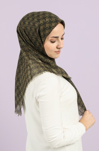 Dark Khaki Hoofddoek 2968-06