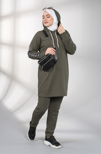 Khaki Trainingspak 0426-02