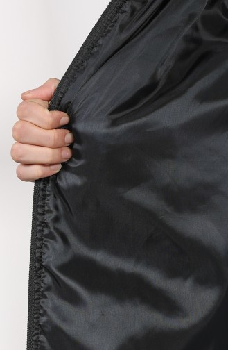معطف طويل أسود 5053-01