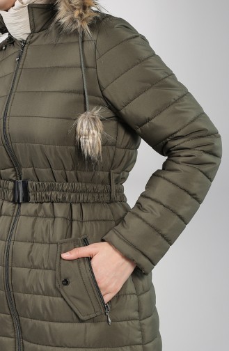 Khaki Winter Coat 5095-03