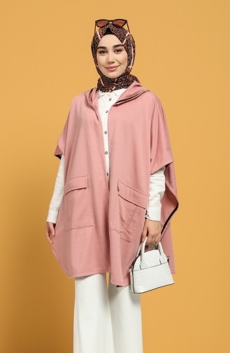 Dusty Rose Poncho 2011-03