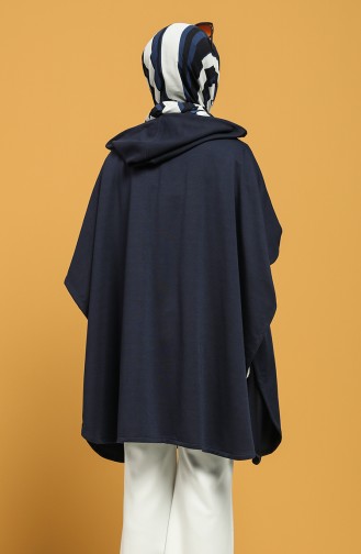 Dunkelblau Poncho 2011-07