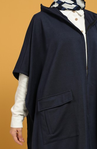 Navy Blue Poncho 2011-07