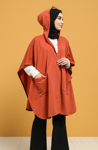 Ziegelrot Poncho 2011-08