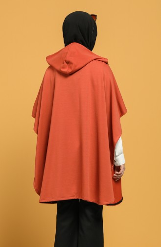 Ziegelrot Poncho 2011-08