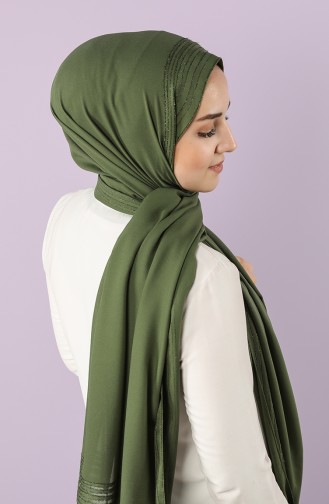 Light Khaki Green Sjaal 13084-21