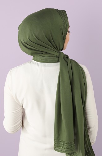 Light Khaki Green Sjaal 13084-21