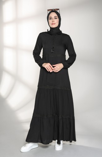 Robe Hijab Noir 8271-02