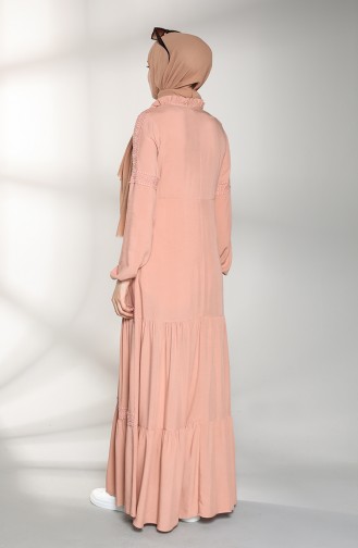Robe Hijab Poudre 8271-03