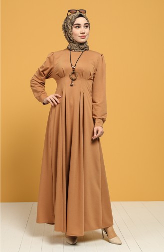 Robe Hijab Tabac 1011-07