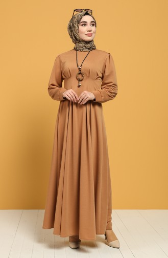 Robe Hijab Tabac 1011-07