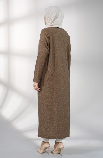 Robe Hijab Moutarde Foncé 8135-01