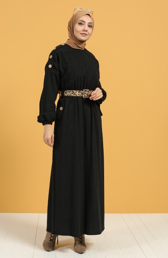 فستان أسود 21K8145-02