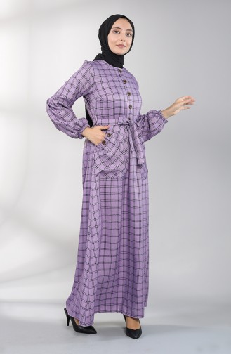 Robe Hijab Lila 21K8169-04