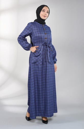 Robe Hijab Indigo 21K8169-08