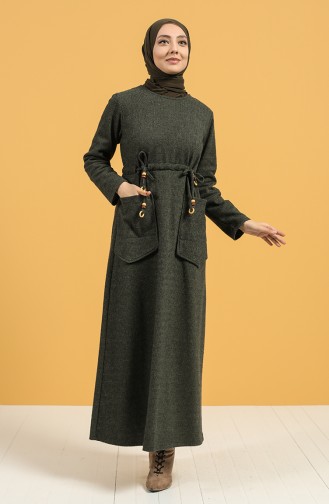 Robe Hijab Vert 21K8170-01