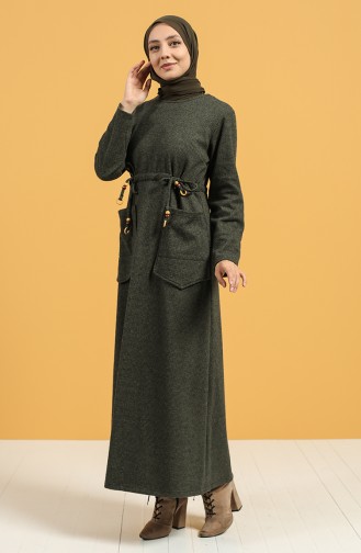Robe Hijab Vert 21K8170-01