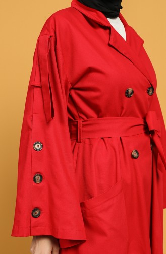 Red Trench Coats Models 9034-05