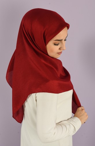 Platin Cotton Eşarp 15215-13 Açık Bordo