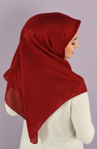 Platin Cotton Eşarp 15215-13 Açık Bordo