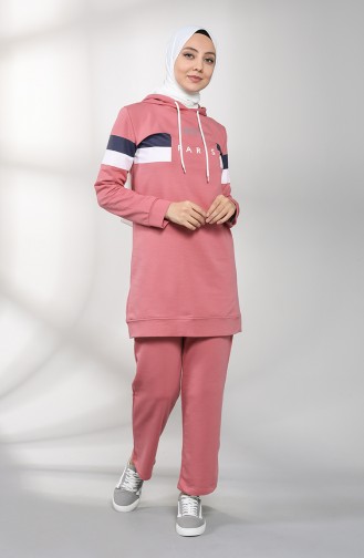 Dusty Rose Tracksuit 8077-03