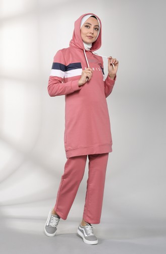 Dusty Rose Tracksuit 8077-03