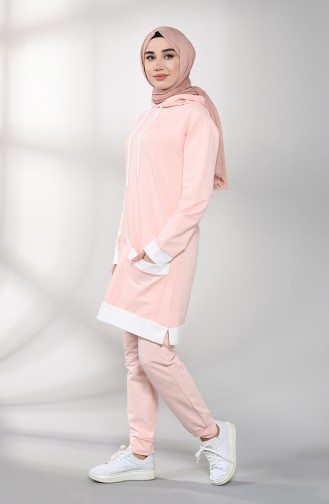 Peach Pink Tracksuit 20046-19