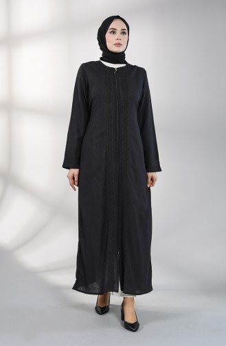 Black Abaya 9696-01