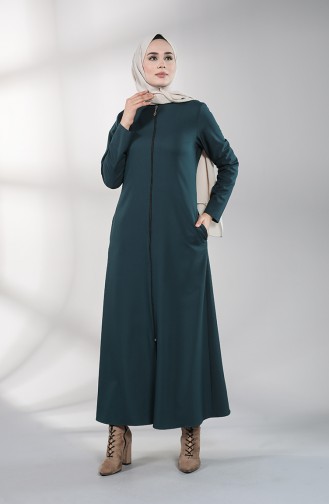 Abayas Vert emeraude 2213-04