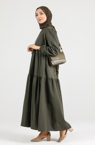 Robe Hijab Khaki 1434-01