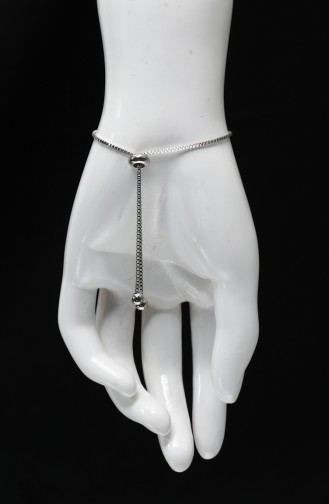 Silbergrau Armband 309-01