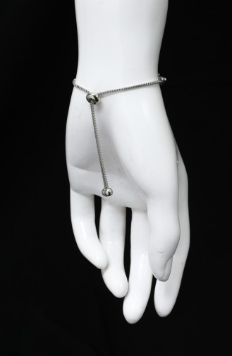 Silbergrau Armband 310-01