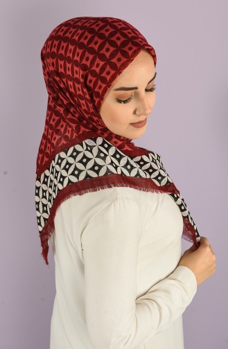 Claret red Hoofddoek 90676-01