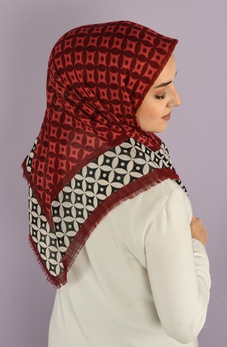 Claret red Hoofddoek 90676-01