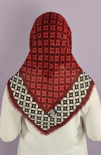 Claret red Hoofddoek 90676-01