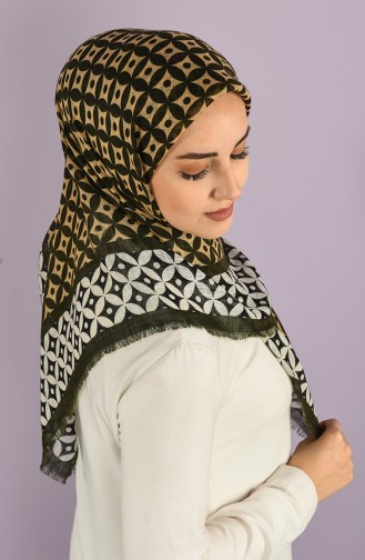 Khaki Hoofddoek 90676-02