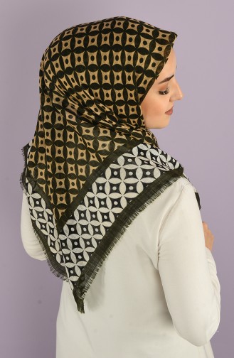 Khaki Hoofddoek 90676-02