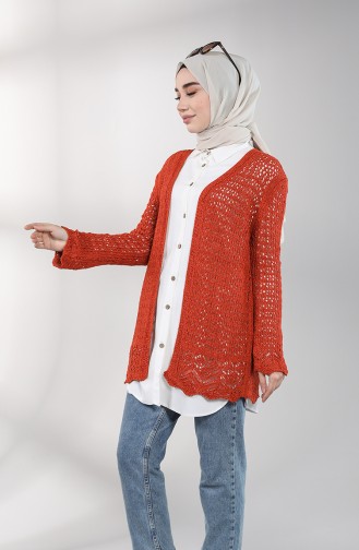 Brick Red Cardigans 0584-02