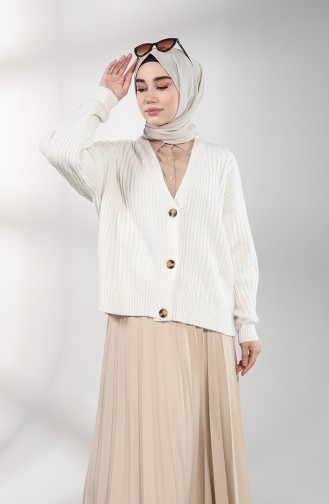 Naturfarbe Strickjacke 0585-02